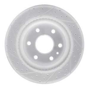 Buick Enclave Brake Rotor (1) - Front Right - DFC - Drilled & Slotted Geoperformance - `07-`17