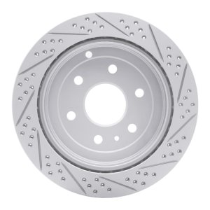 Buick Enclave Brake Rotor (1) - Rear Left - DFC - Geoperformance Drilled & Slotted - `07-`17