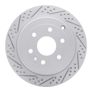 Buick Enclave Brake Rotor (1) - Rear Left - DFC - Geoperformance Drilled & Slotted - `07-`17