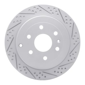 Buick Enclave Brake Rotor (1) - Rear Right - DFC - Drill & Slot Geoperformance - `07-`17