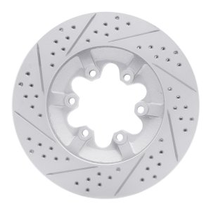 Chevrolet Colorado Brake Rotor (1) - Front Right - DFC - Drilled & Slotted Geoperformance - `09-`12