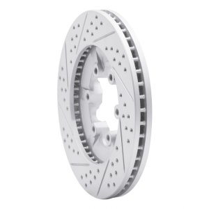 Chevrolet Colorado Brake Rotor (1) - Front Right - DFC - Drilled & Slotted Geoperformance - `09-`12