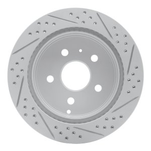 Chevrolet Equinox Brake Rotor (1) - Rear Left - DFC - Geoperformance Rotor - Drilled and Slotted - `10-`17 Chevrolet Equinox Brake Rotor (1) - Rear Left - DFC - Geoperformance Rotor - Drilled and Slotted - `10-`17