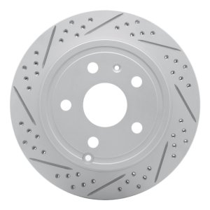 Chevrolet Equinox Brake Rotor (1) - Rear Left - DFC - Geoperformance Rotor - Drilled and Slotted - `10-`17