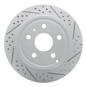 Chevrolet Equinox Brake Rotor (1) - Rear Right - DFC - Drilled & Slotted Geoperformance - `10-`17