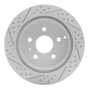 Chevrolet Equinox Brake Rotor (1) - Rear Right - DFC - Drilled & Slotted Geoperformance - `10-`17 Chevrolet Equinox Brake Rotor (1) - Rear Right - DFC - Drilled & Slotted Geoperformance - `10-`17