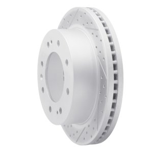 Chevrolet Silverado 2500 HD Brake Rotor (1) - Front Left - DFC - Drill & Slot Geoperformance - `11-`25