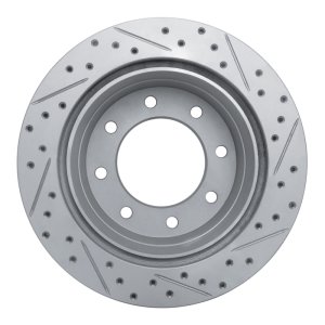 Chevrolet Silverado 3500 HD Brake Rotor (1) - Rear Left - DFC - Geoperformance Drilled & Slotted - `11-`19
