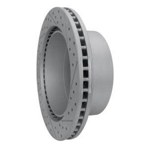 Chevrolet Silverado 2500 HD Brake Rotor (1) - Rear Left - DFC - Geoperformance Rotor - Drilled and Slotted - `11-`25