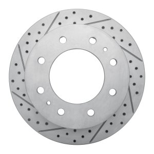 Chevrolet Silverado 2500 HD Brake Rotor (1) - Rear Left - DFC - Geoperformance Rotor - Drilled and Slotted - `11-`25