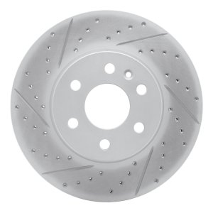 Chevrolet Colorado Brake Rotor (1) - Front Left - DFC - Drilled & Slotted Geoperformance - `15-`20