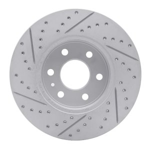 Chevrolet Colorado Brake Rotor (1) - Front Right - DFC - Drilled & Slotted Geoperformance - `15-`20