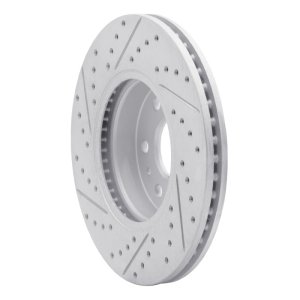 Chevrolet Colorado Brake Rotor (1) - Front Right - DFC - Drilled & Slotted Geoperformance - `15-`20