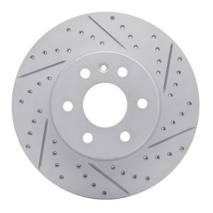 Chevrolet Colorado Brake Rotor (1) - Front Right - DFC - Drilled & Slotted Geoperformance - `15-`20