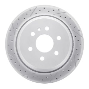 Chevrolet Colorado Brake Rotor (1) - Rear Left - DFC - Geoperformance Rotors - Drilled & Slotted - `15-`20