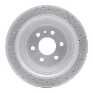 Chevrolet Colorado Brake Rotor (1) - Rear Left - DFC - Geoperformance Rotors - Drilled & Slotted - `15-`20