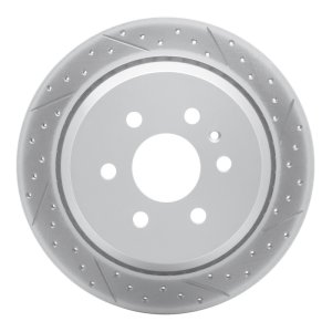 Chevrolet Colorado Brake Rotor (1) - Rear Right - DFC - Drilled & Slotted Geoperformance - `15-`20