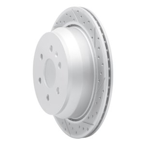 Chevrolet Colorado Brake Rotor (1) - Rear Right - DFC - Drilled & Slotted Geoperformance - `15-`20