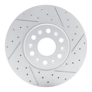 Buick Enclave Brake Rotor (1) - Front Right - DFC - Geoperformance Drilled & Slotted - `17-`26