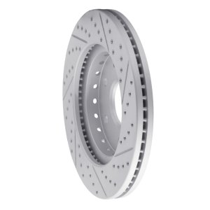 Chevrolet Tahoe Brake Rotor (1) - Front Left - DFC - Drilled & Slotted Geoperformance - `09-`20