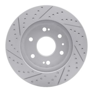 Chevrolet Tahoe Brake Rotor (1) - Front Left - DFC - Drilled & Slotted Geoperformance - `09-`20