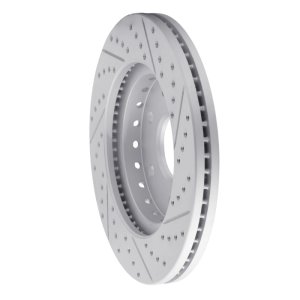 Chevrolet Tahoe Brake Rotor (1) - Front Right - DFC - Geoperformance Drilled & Slotted - `09-`20