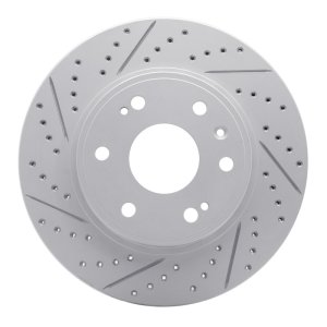 Chevrolet Tahoe Brake Rotor (1) - Front Right - DFC - Geoperformance Drilled & Slotted - `09-`20