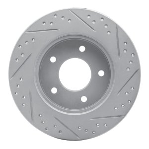 Buick Park Avenue Brake Rotor (1) - Rear Left - DFC - Drilled & Slotted Geoperformance - `92-`05