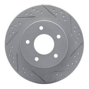 Buick Riviera Brake Rotor (1) - Rear Right - DFC - Drilled & Slotted Geoperformance - `92-`05