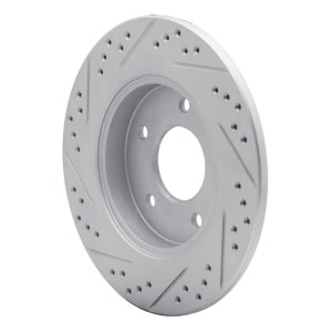 Buick Riviera Brake Rotor (1) - Rear Right - DFC - Drilled & Slotted Geoperformance - `92-`05