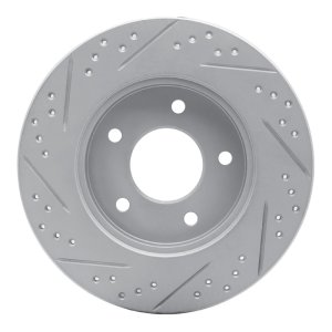 Buick Riviera Brake Rotor (1) - Rear Right - DFC - Drilled & Slotted Geoperformance - `92-`05