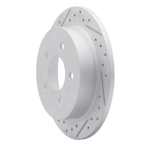 Buick Regal Brake Rotor (1) - Rear Left - DFC - Drilled & Slotted Geoperformance - `97-`05