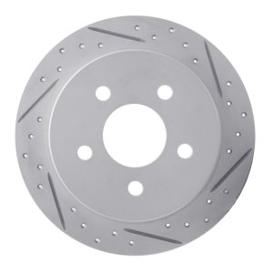 Buick Regal Brake Rotor (1) - Rear Right - DFC - Geoperformance Rotor - Drilled and Slotted - `97-`05