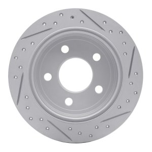 Buick Regal Brake Rotor (1) - Rear Right - DFC - Geoperformance Rotor - Drilled and Slotted - `97-`05