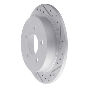 Buick Regal Brake Rotor (1) - Rear Right - DFC - Geoperformance Rotor - Drilled and Slotted - `97-`05