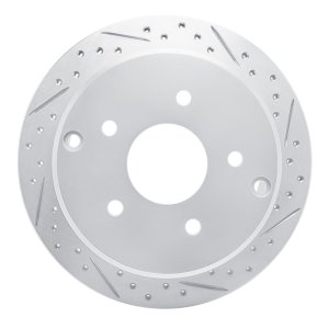 Pontiac GTO Brake Rotor (1) - Rear Right - DFC - Drilled & Slotted Geoperformance - 2004
