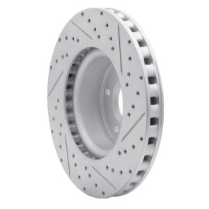 Pontiac GTO Brake Rotor (1) - Front Left - DFC - Drilled & Slotted Geoperformance - `05-`06