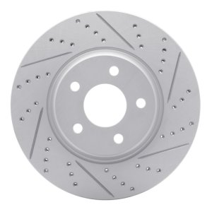 Chevrolet Cobalt Brake Rotor (1) - Front Right - DFC - Geoperformance Rotor - Drilled and Slotted - `04-`12