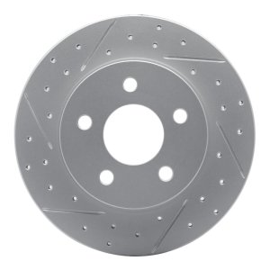 Chevrolet Cobalt Brake Rotor (1) - Rear Left - DFC - Drilled & Slotted Geoperformance - `04-`12