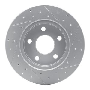 Chevrolet Cobalt Brake Rotor (1) - Rear Left - DFC - Drilled & Slotted Geoperformance - `04-`12