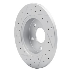 Chevrolet Cobalt Brake Rotor (1) - Rear Right - DFC - Drilled & Slotted Geoperformance - `04-`12