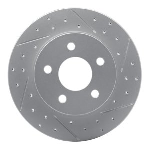 Chevrolet Cobalt Brake Rotor (1) - Rear Right - DFC - Drilled & Slotted Geoperformance - `04-`12