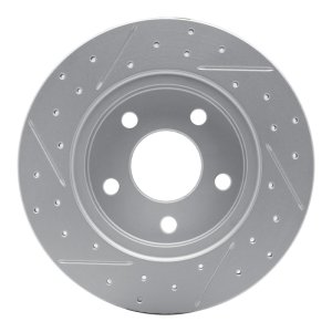 Chevrolet Cobalt Brake Rotor (1) - Rear Right - DFC - Drilled & Slotted Geoperformance - `04-`12