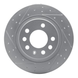 Pontiac Solstice Brake Rotor (1) - Rear Left - DFC - Drilled & Slotted Geoperformance - `06-`10
