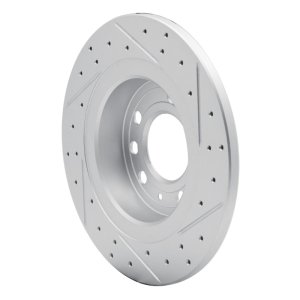 Pontiac Solstice Brake Rotor (1) - Rear Left - DFC - Drilled & Slotted Geoperformance - `06-`10