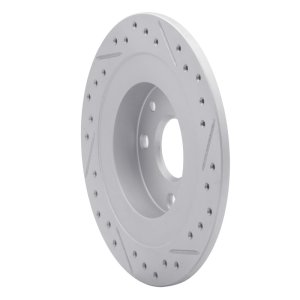 Ford Escort Brake Rotor (1) - Rear Left - DFC - Drilled & Slotted Geoperformance - `90-`03