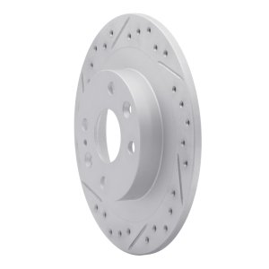 Ford Escort Brake Rotor (1) - Rear Right - DFC - Drilled & Slotted Geoperformance - `90-`03