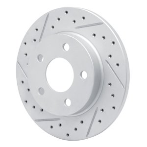 Ford Taurus Brake Rotor (1) - Rear Left - DFC - Geoperformance Drilled & Slotted - `93-`05