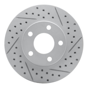 Ford Mustang Brake Rotor (1) - Front Right - DFC - Geoperformance Drilled & Slotted - `94-`04 Ford Mustang Brake Rotor (1) - Front Right - DFC - Geoperformance Drilled & Slotted - `94-`04