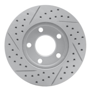 Ford Mustang Brake Rotor (1) - Front Right - DFC - Geoperformance Drilled & Slotted - `94-`04 Ford Mustang Brake Rotor (1) - Front Right - DFC - Geoperformance Drilled & Slotted - `94-`04